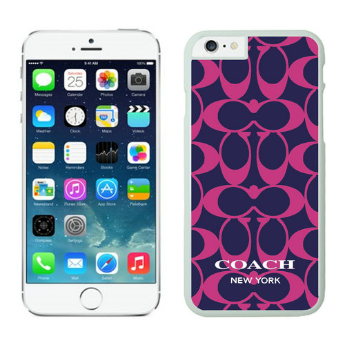 Coach Big Logo Fuchsia Navy iPhone 6 Cases FAY | Women - Click Image to Close